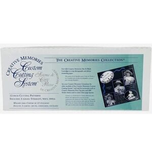 Creative Memories Custom Cutting System 12” Patterns Wavy Swell Straight New